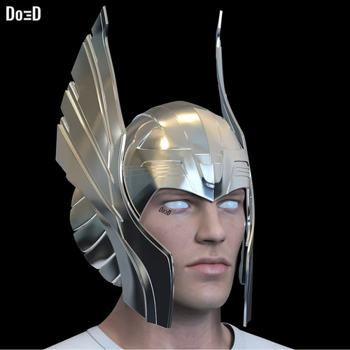 Thor helmet printed cosplay - printed,