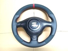 SEAT TOLEDO LEON 1M STEERING WHEEL LEATHER ALCANTARA with airbag