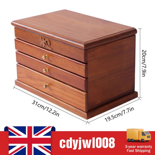 Large capacity wooden jewelry - capacity,