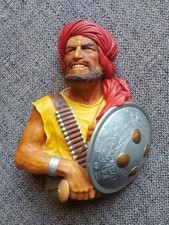 Vintage Bossons Pathan Chalkware Wall  plaque large