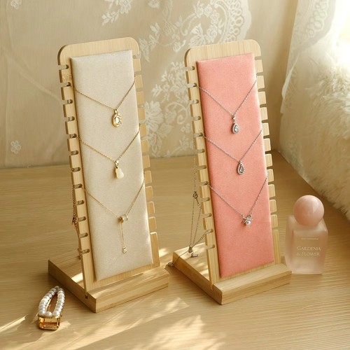 Wood jewelry display - jewelry,