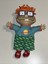 Vintage Rugrats Chuckie 1997 Doll Applause Toy Plush 90s TV Cartoon Rare