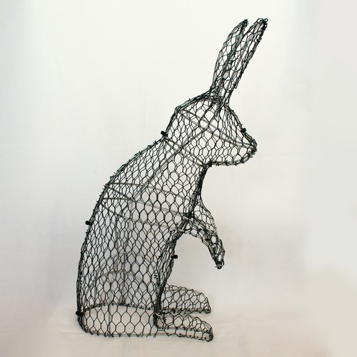 Topiary rabbit frame large - topiary,