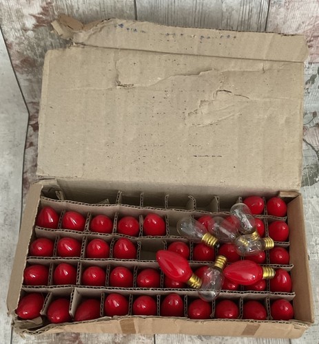 Vintage christmas light bulbs - christmas,