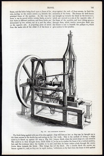 Mortising machine 1851 - 1851, timber