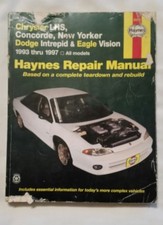 Haynes Repair Manual Chrysler LHS Intrepid Concorde Eagle New Yorker 93-97 25025