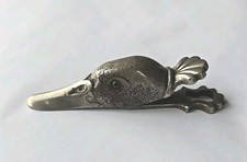 Antique Vintage Silvered Duck