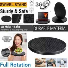 10" ROTATING DISPLAY TURNTABLE STAND ICING CAKE JEWELRY 360° REVOLVING HOLDER UK