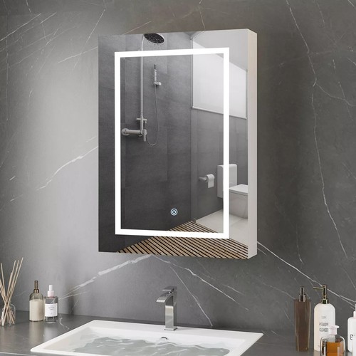 Bathroom mirror cabinet with - cabinet,