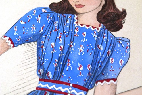 Original 1930s fashion - original,