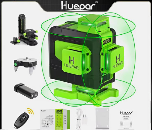 Huepar 904dg green - green, 4-beam