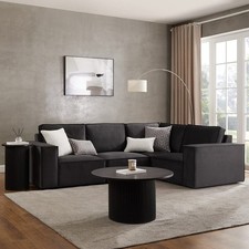 Dusk Brooklyn Small Right Hand L-Shape Sofa - Ink RRP £999