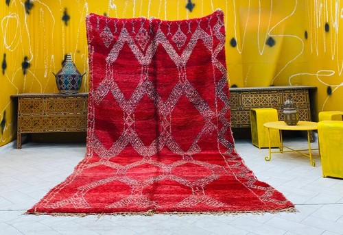 Moroccan rug vintage large - moroccan,