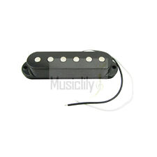 Musiclily 52mm Single Coil Bridge Pickup For Fender Strat Style Guitar Black New