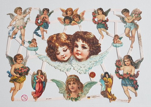 Vintage style angel - style, paper