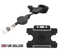 Black Retractable Lanyard