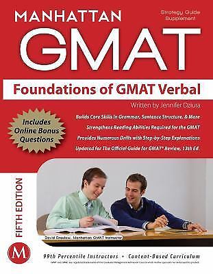 Foundations gmat verbal - gmat,