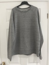 Fat Face Mens Grey Pullover Sweatshirt Crew Neck Cotton Size Large