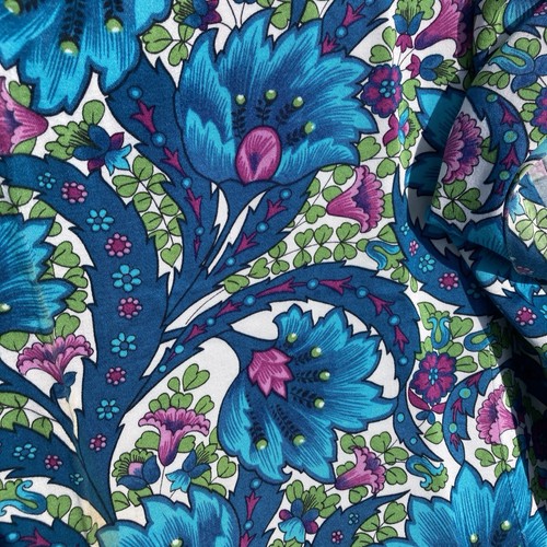 Vintage retro floral fabric - retro,
