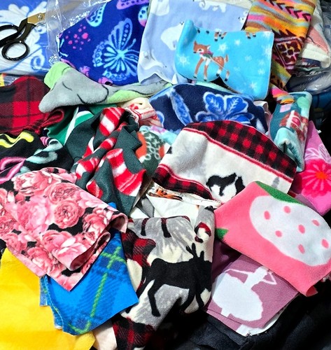 One kilo bundle mixed - fleece, *