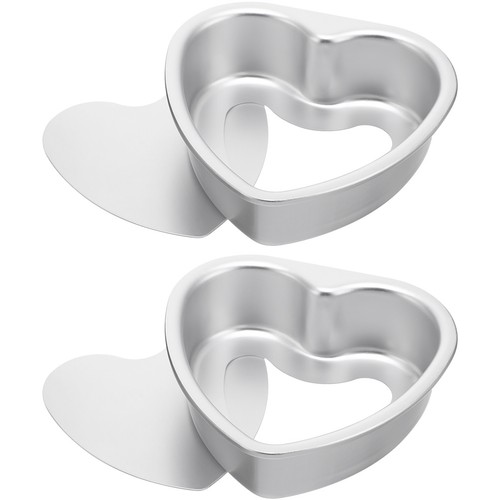Pcs heart shape cake tins - 2,