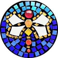 Red Dragonfly Stained Glass