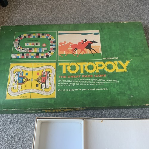 Vintage totopoly board game - totopoly,