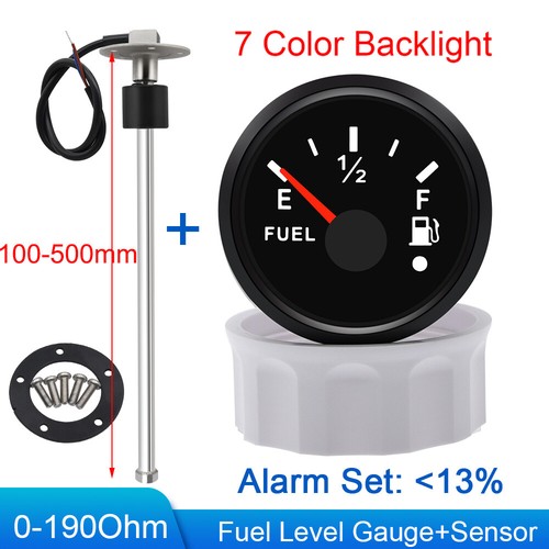 52mm fuel level gauge - fuel, with