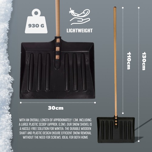 New snow shovel pusher - 1.3m,