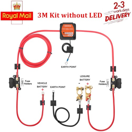 Heavy duty split - charge, relay