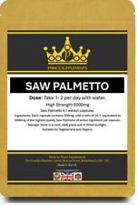 Saw Palmetto Capsules /Tablets 5000 Mg PROSTATE URINARY TRACK HAIR LOSS VEGAN