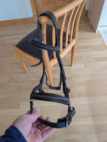 Micklem rambo black cob bridle - rambo,