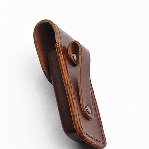 Leather pouch for - pouch, folding
