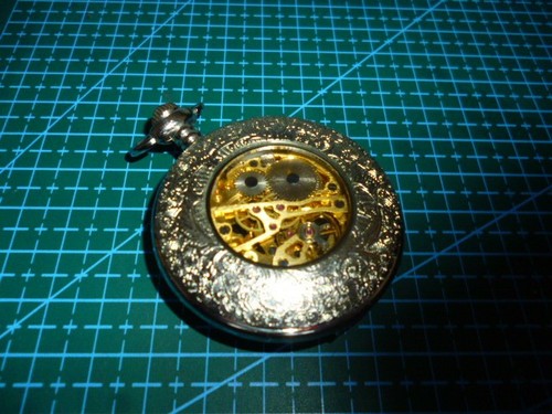 Men half hunter pocket watch - pocket,