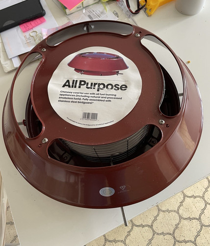 Allpurpose red chimney - chimney, cowl