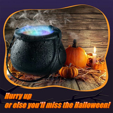 Halloween Witch Cauldron w/
