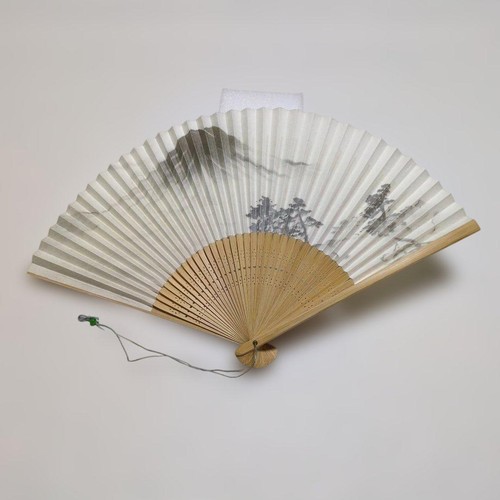 Japanese folding fan with