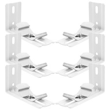  6 Pcs Heavy Duty Brackets Roller Blind Blinds Holder for Vertical Rail