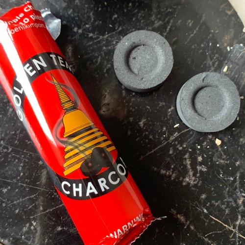 Charcoal disks for incense - for,