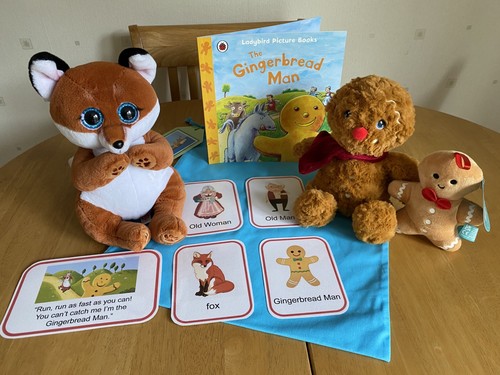 The gingerbread man story sack - man,
