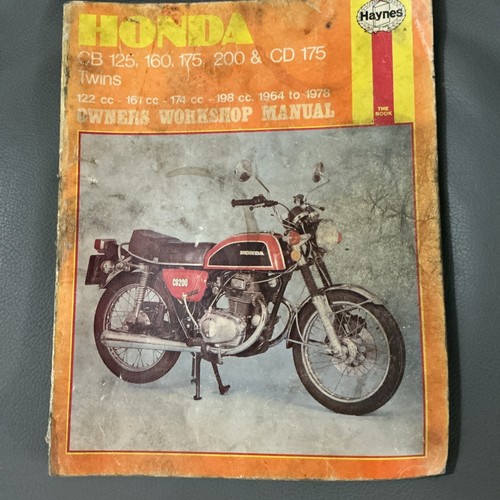 Haynes honda cb125 - haynes, cb125,160,175,200
