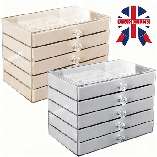 Layer jewellery boxes velvet - boxes,