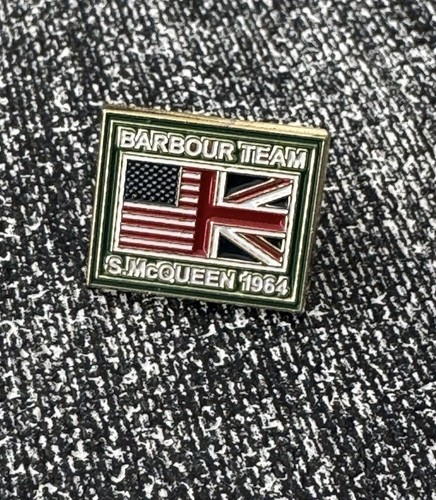 Barbour steve mqueen pin badge - barbour,