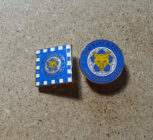 Leicester city enamel football - leicester,