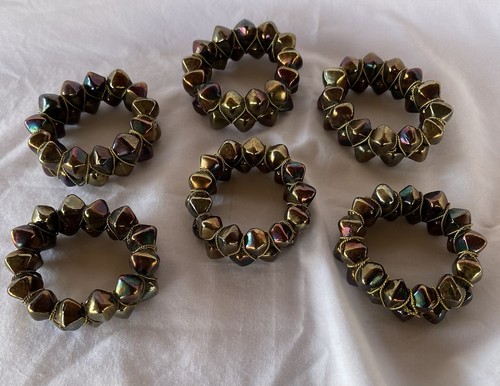 Beaded iridescent napkin - 6,