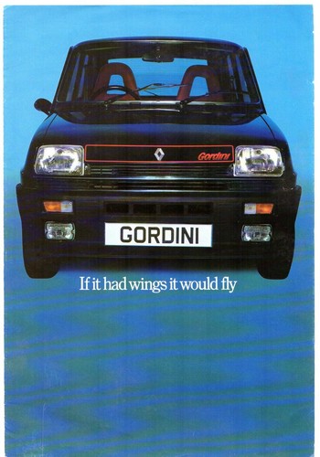 Renault gordini 1979 - renault, 5