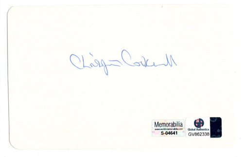 Christopher cockerell signed - christopher,