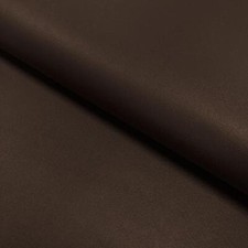 Nevada Plain Faux FR Leatherette Fabric Material - BROWN