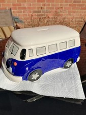 Ceramic VW Camper Van moneybox