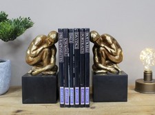 Statue gold Ornament Bookend